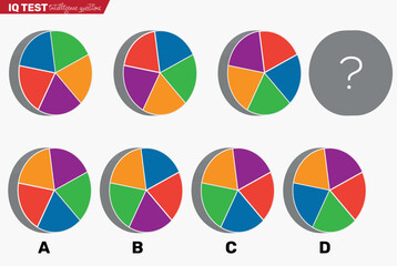 IQ Test Practical Questions. Find the missing.