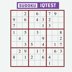 Sudoku puzzles, medium difficulty intelligence questions