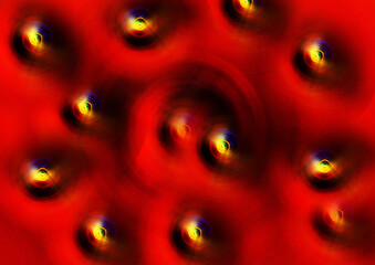 · Abstract red blurred background with texture.