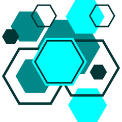 Futuristic Hexagon Shape (4)