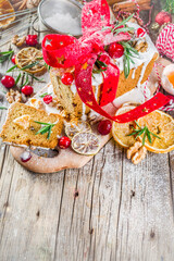 Christmas winter fruit cake