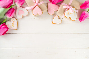 Spring and Valentine Day background