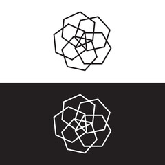 Circle vector logo template design 