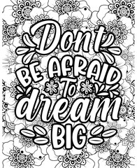 motivational quotes coloring pages design inspirational words coloring book pages design