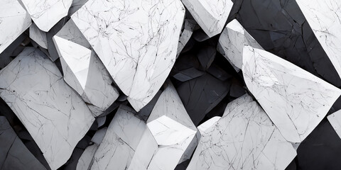 Abstract white gems stone wallpaper background