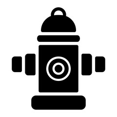 hydrant glyph icon