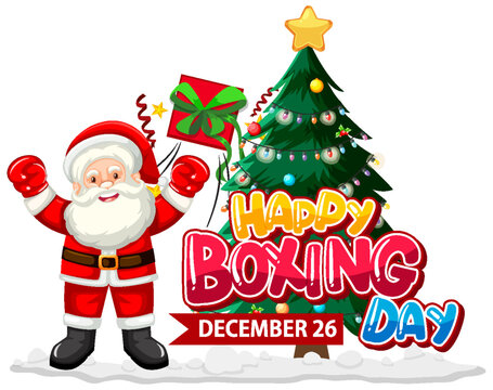 Boxing day banner design