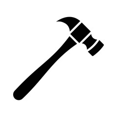 hammer icon vector design template in white background