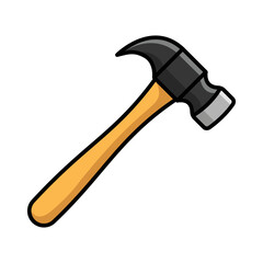 hammer icon vector design template in white background