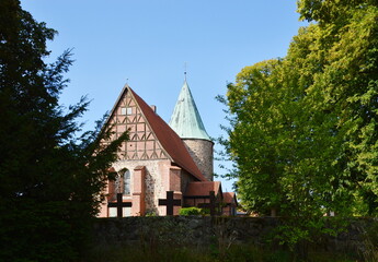 Historical Church in the Village Salzhausen, Lower Saxony