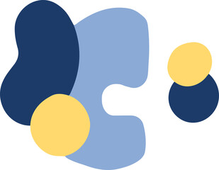 hand draw shape abstract design