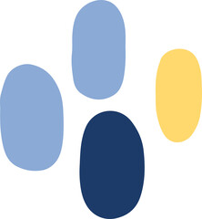 hand draw shape abstract design