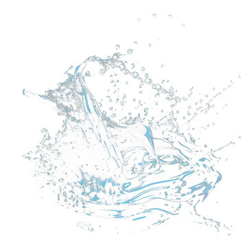 transparent liquid splash, similar to water. Can be either used on a light or dark background. Easily change H/S/L to obtain any other liquid splash.
