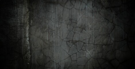 Scary dark cement texture for background. horror concept background