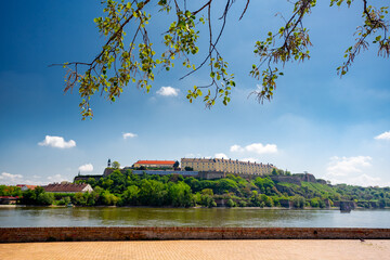 Obraz premium Novi Sad old city and fortress view, Serbia