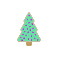 Christmas tree on a white background	