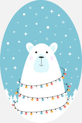 Christmas Bear Card