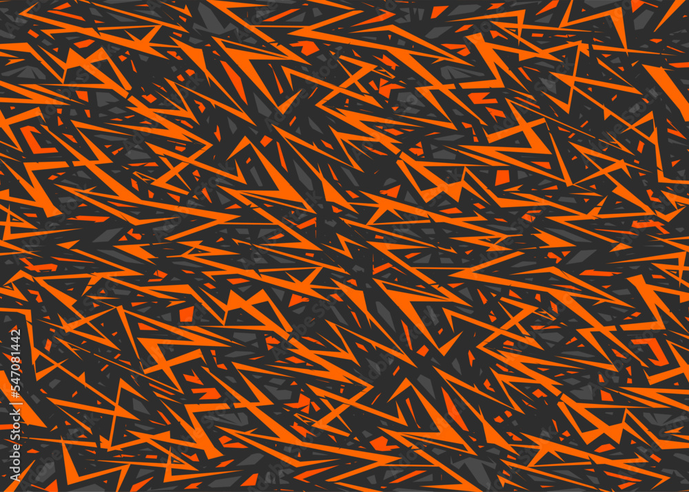 Poster abstract background with seamless rough lines pattern