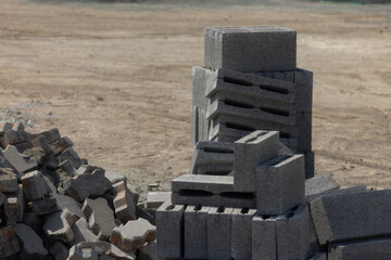 Bricks for pavement building construction