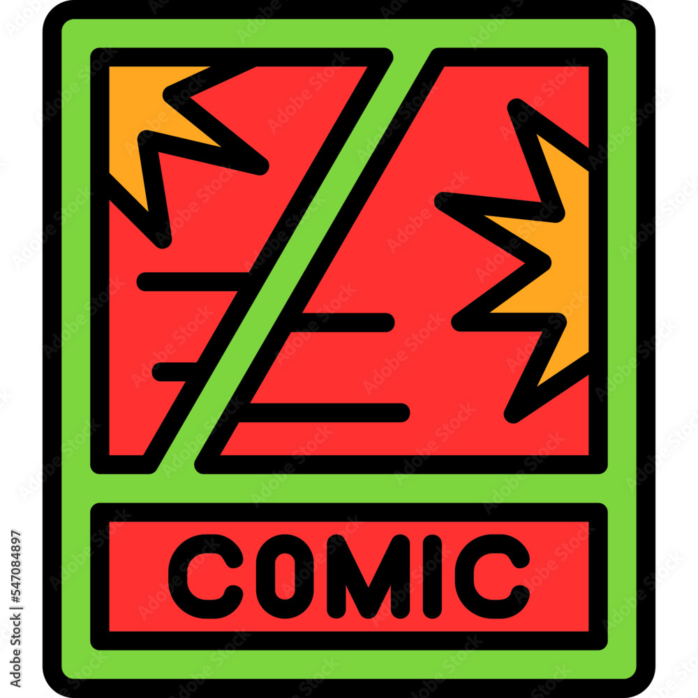 Canvas Prints comic book icon