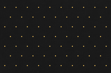 Black Japanese paper background with polka-dot pattern. Simple dotted Japanese washi paper texture.