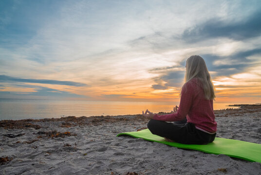 Yoga am Morgen