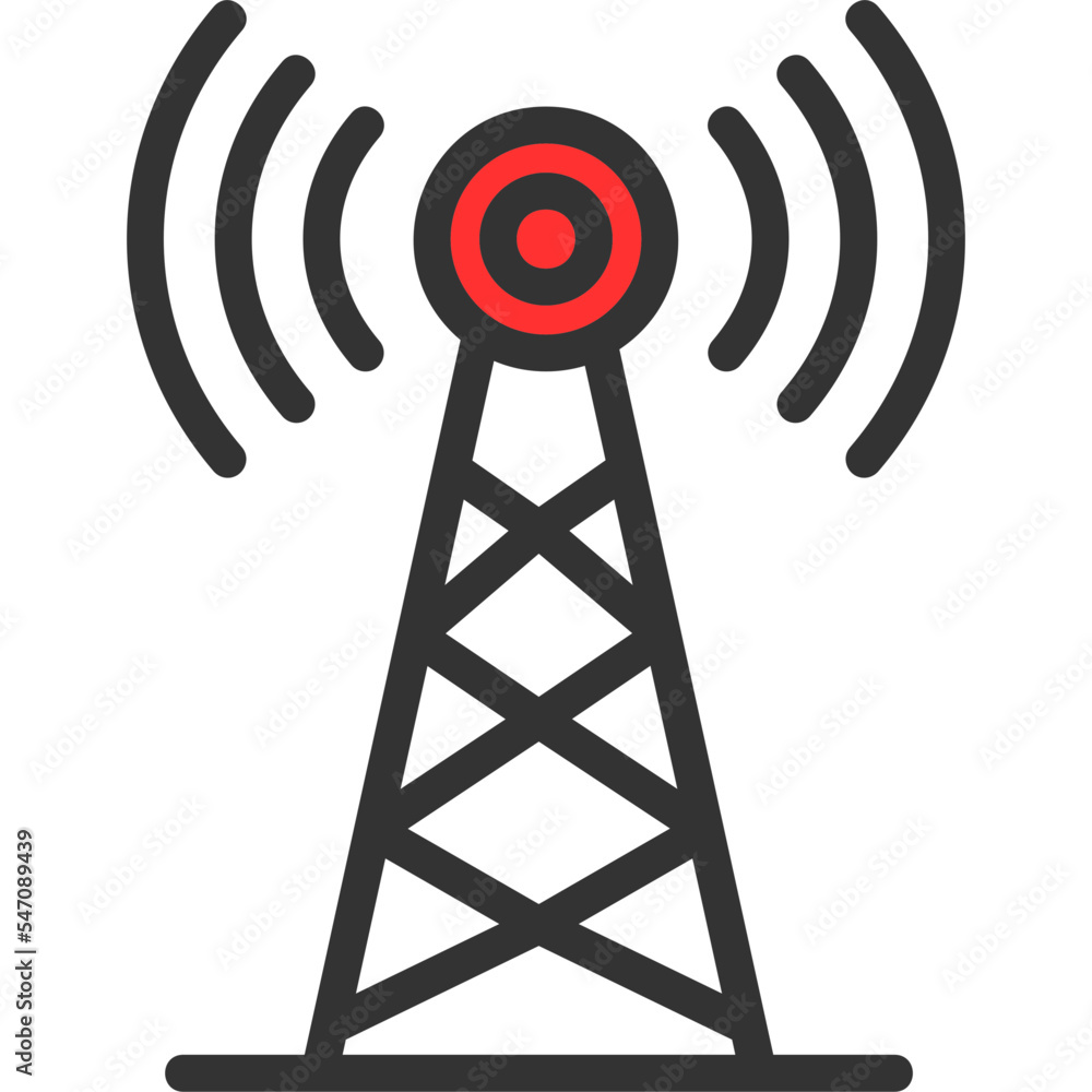 Poster cell tower icon