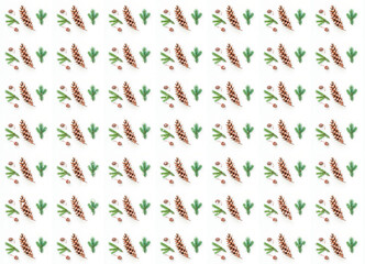 seamless pattern with red ribbons