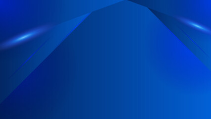 Abstract blue flyer background made of triangles - Vector