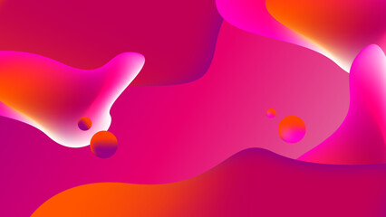 Trendy fluid gradient background for landing page background, colorful abstract liquid 3d shaped. Futuristic design backdrop for banner, poster, cover, flyer, presentation, advertising