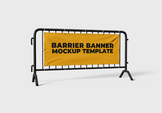 Barrier Banner Mockup