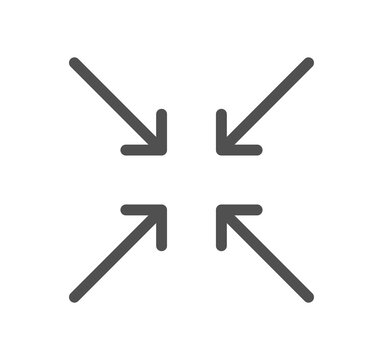 Arrow icon outline and linear symbol.	
