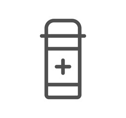 Fototapeta premium Health icon outline and linear symbol. 