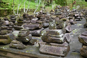 Bali, Indonesia - November 11, 2022: The Goa Gajah Temple