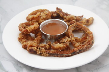 Freshly cooked Calamares
