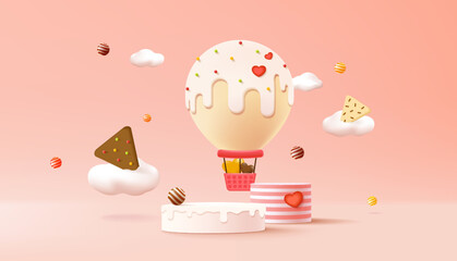 Background for kid products in images