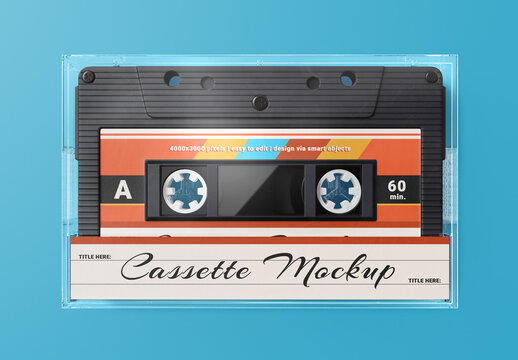 Cassette Tape Mockup Template