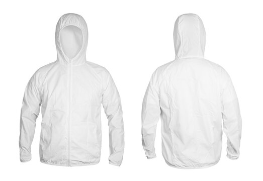 Plain top white windbreaker