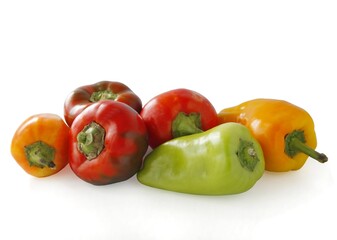 various colorful vegetables for cooking meals or prepare salads close up