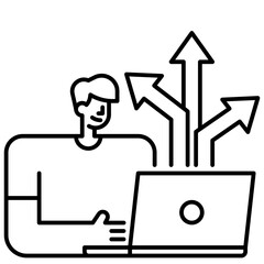 opportunity line icon