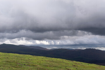 Fototapeta premium Overcast day, threatening clouds