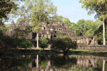 Fototapeta premium Cambodia. The Baphuon is a temple at Angkor, Cambodia. It is located in Angkor Thom, northwest of the Bayon.