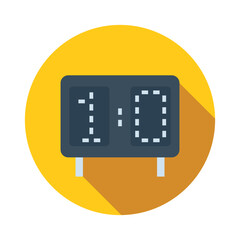 Scoreboard icon vector graphic illustration