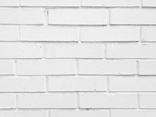 White brick wall closeup textured background - 547115619