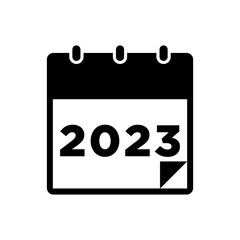 calendar illustration in trendy flat style