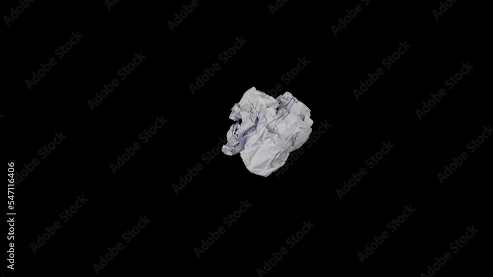 Poster Crumpled paper animation for copy space and lower third