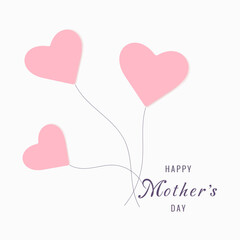 Happy Mother’s Day. Mom greeting card.Mother’s day greeting card. Vector illustration.
Design for invitation.Holiday gift card.Happy mother’s day background.Invitation card design.