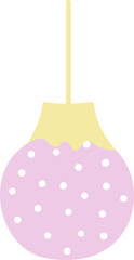 Pastel bauble ball
