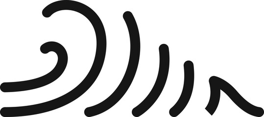 Curved Design Element Wave