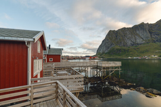 Rorbuer in Reine auf den Lofoten
